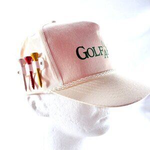 Papel Freelance Golf A Holic Snapback Baseball Hat Cap w/ Golf Tees Attached